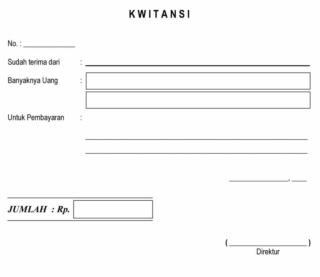 Contoh Kwitansi My Personnal Blog Pictures