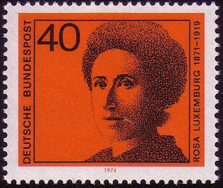 German Women 40 PF Rosa Luxemburg  1974