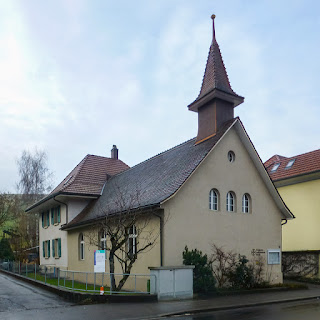 Die evangelisch-methodistische Kirche in Huttwil, als es die Gemeinde noch gab.