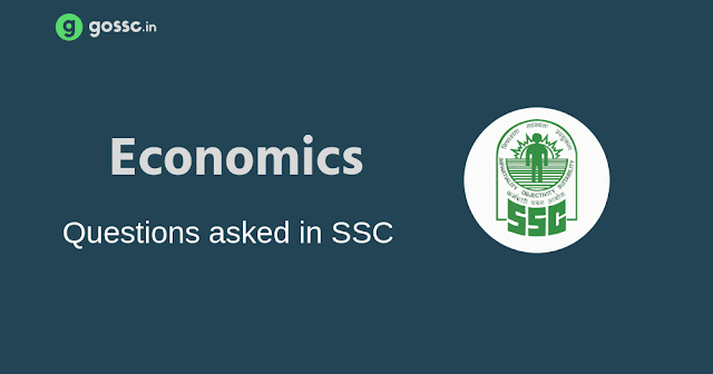 Questions asked in SSC