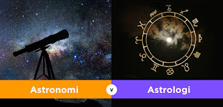 astrologi dan astronomi bedanya apa