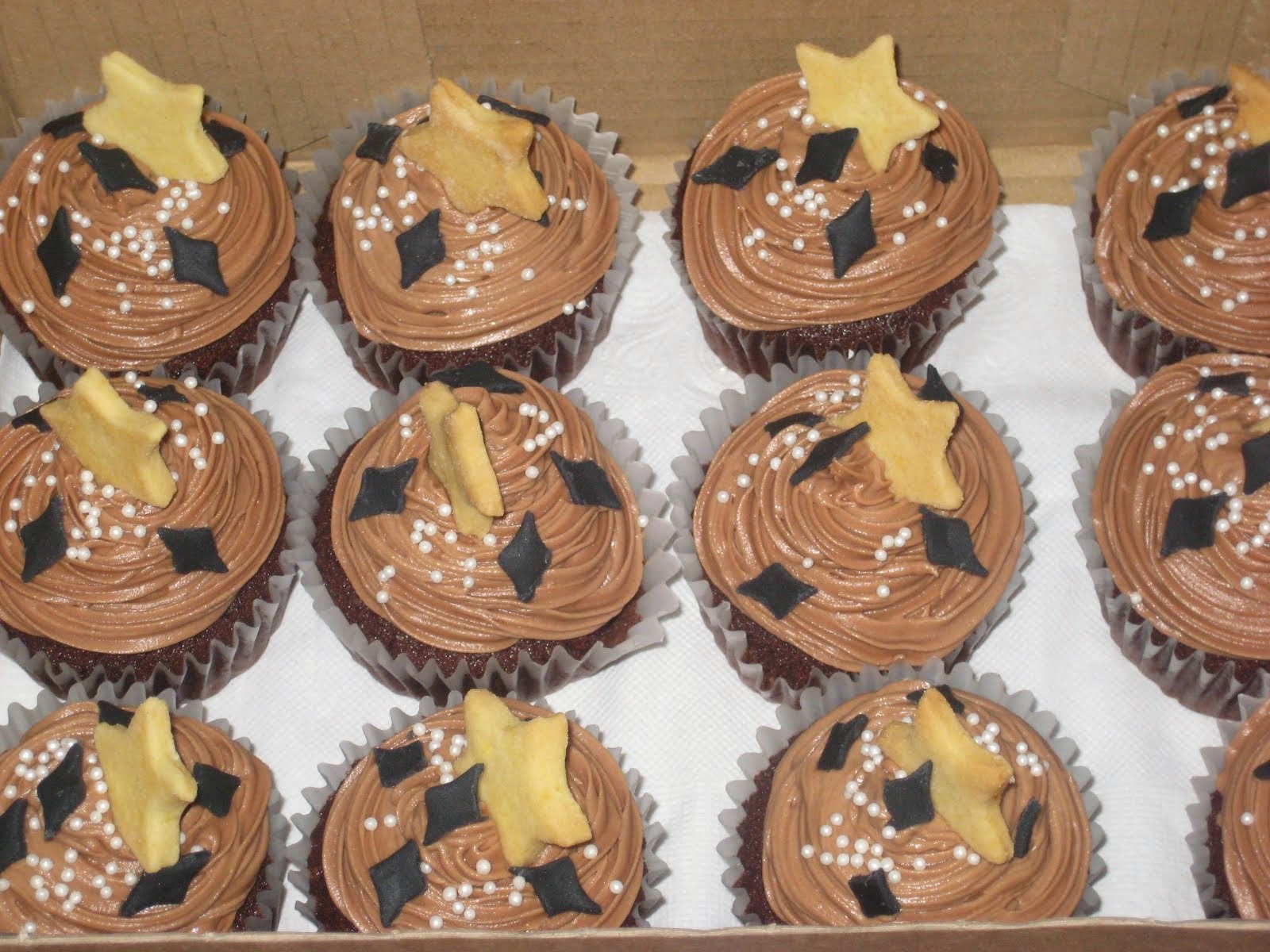 Devil's Food Cupcakes with Chocolate Buttercream