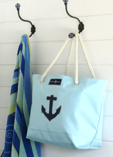 Nautical Beach Bags, Totes  Pillows Made in USA by Skipper Bags