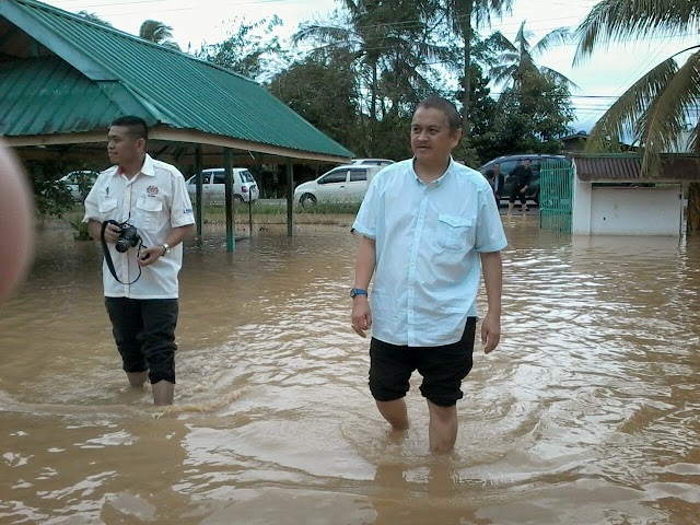 BANJIR SABAH 2015: BANJIR KILAT DI BEAUFORT