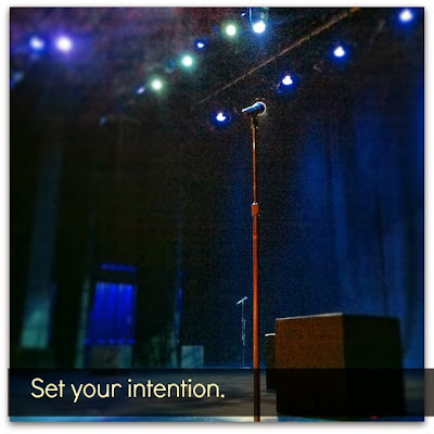 Set your intention.