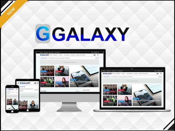 Galaxy - Modelo de revista e blogger responsivo