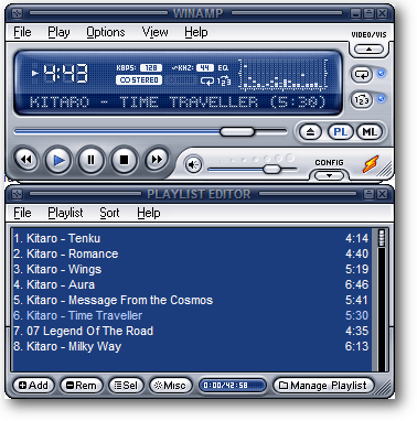 winamp modern