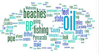 A word picture involving BP and the effects of the oil spill on the beaches