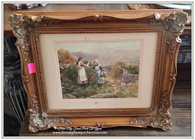 Ornate Gold Frame-Thrift Store Shopping- From My Front Porch To Yours
