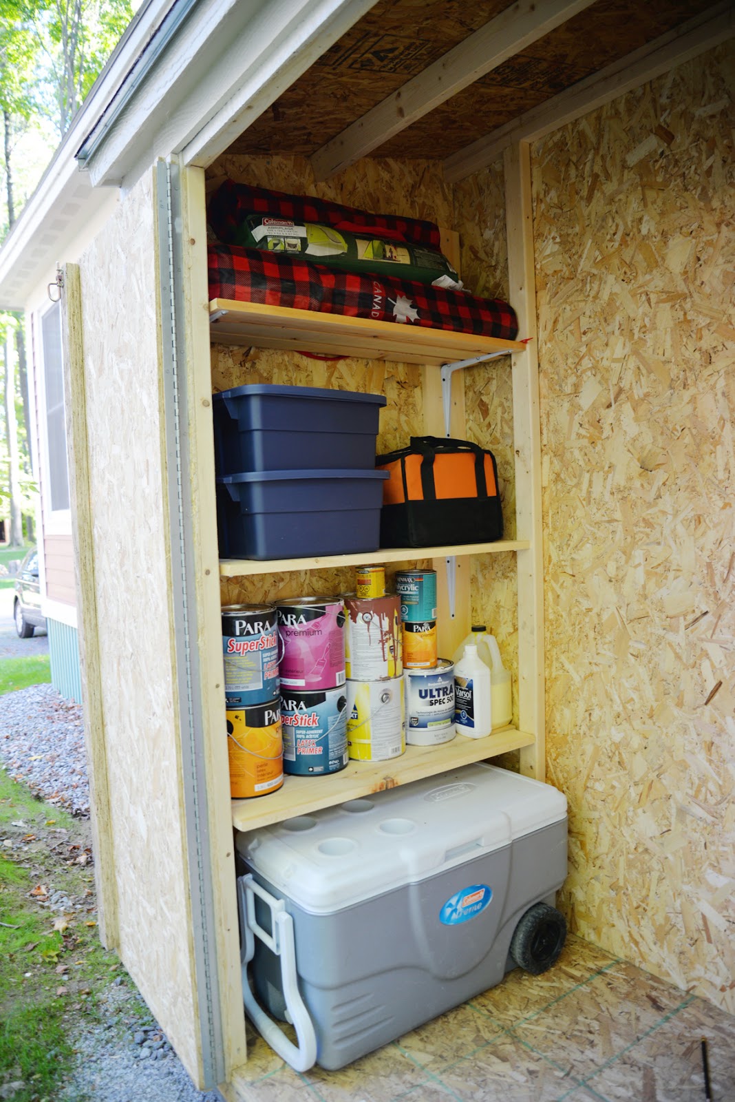 building a storage shed - part ii: shed organization