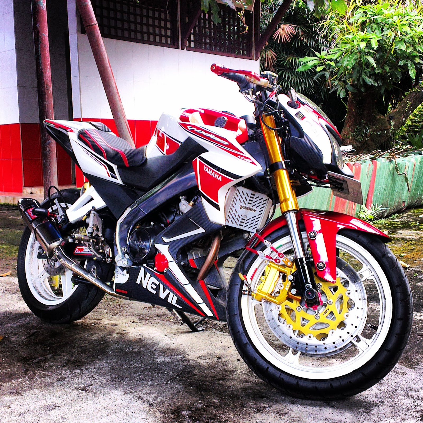 New Vixion Jadi Lebih Street Fighter Yamaha Vixion Modification