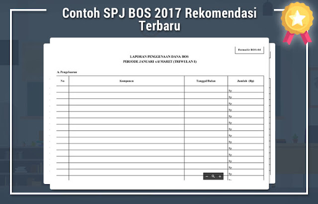 Contoh SPJ BOS 2017 Rekomendasi Terbaru