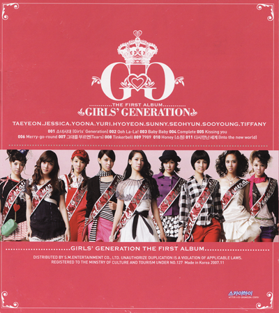 SNSD – 1st Album : Girls' Generation