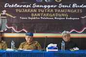 Deklarasi Sanggar Seni,Wabup Sukabumi " Budaya Sunda Harus Tetap Lestari"