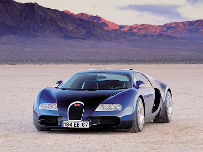 blue bugatti veyron