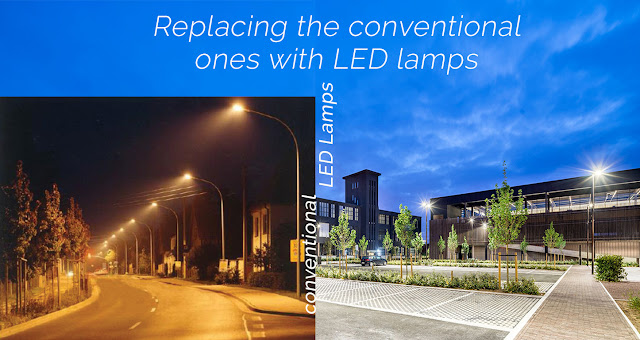 led pole lights for street lighting