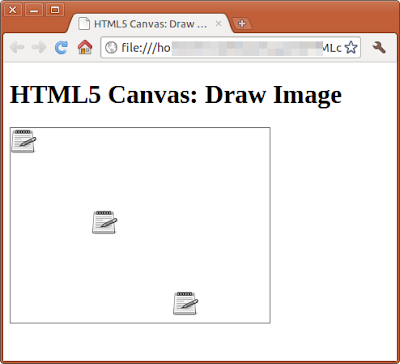 Draw image on canvas