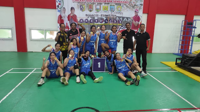 Dominasi Gemilang Tim Basket Putri Salatiga di Popda, Lolos ke Tingkat Propvinsi dengan Skor Telak