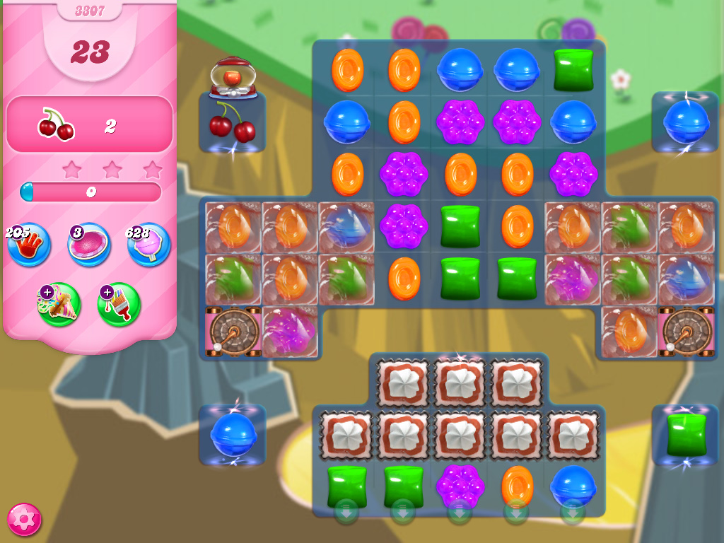 Candy Crush Saga level 3307