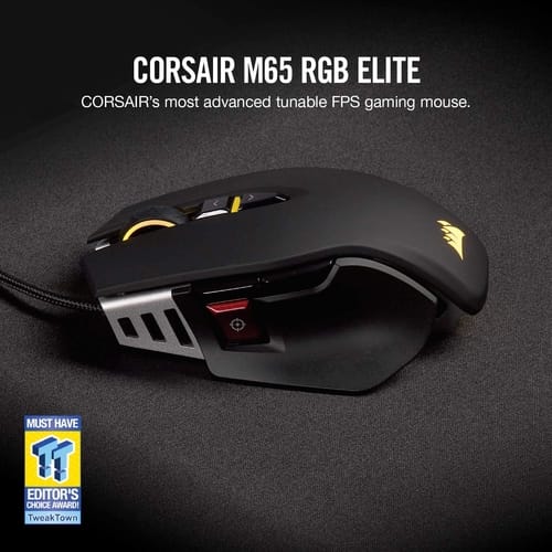 Review Corsair M65 RGB Elite Wired FPS Gaming Mouse