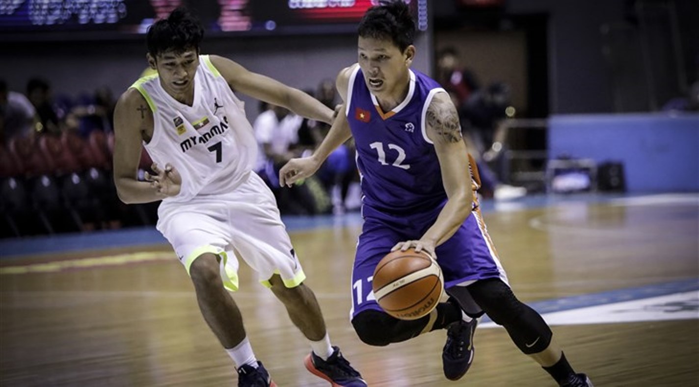 12 Phuoc Thang Le (VIE) - Myanmar v Vietnam, 2017 SEABA Men Championship (PHI), Manila - Smart Araneta Coliseum