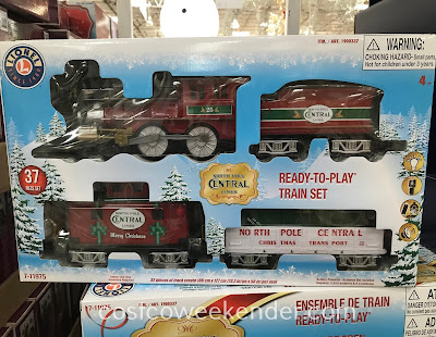 Your kids will enjoy playing with the Lionel North Pole Central Lines Train Set