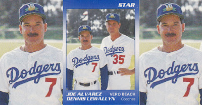 Joe Alvarez 1990 Vero Beach Dodgers card