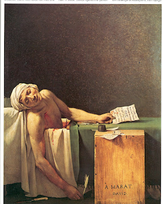 Jacques-Louis David, A morte de Marat, 1793