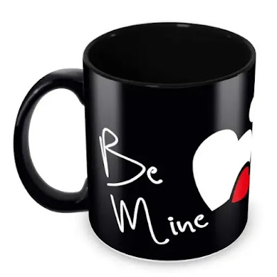 Black Be Mine Printed Ceramic Coffee Mug