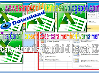 Tips Cara Microsoft Excel cara memberi warna merah secara otomatis jika nilai di bawah KKM