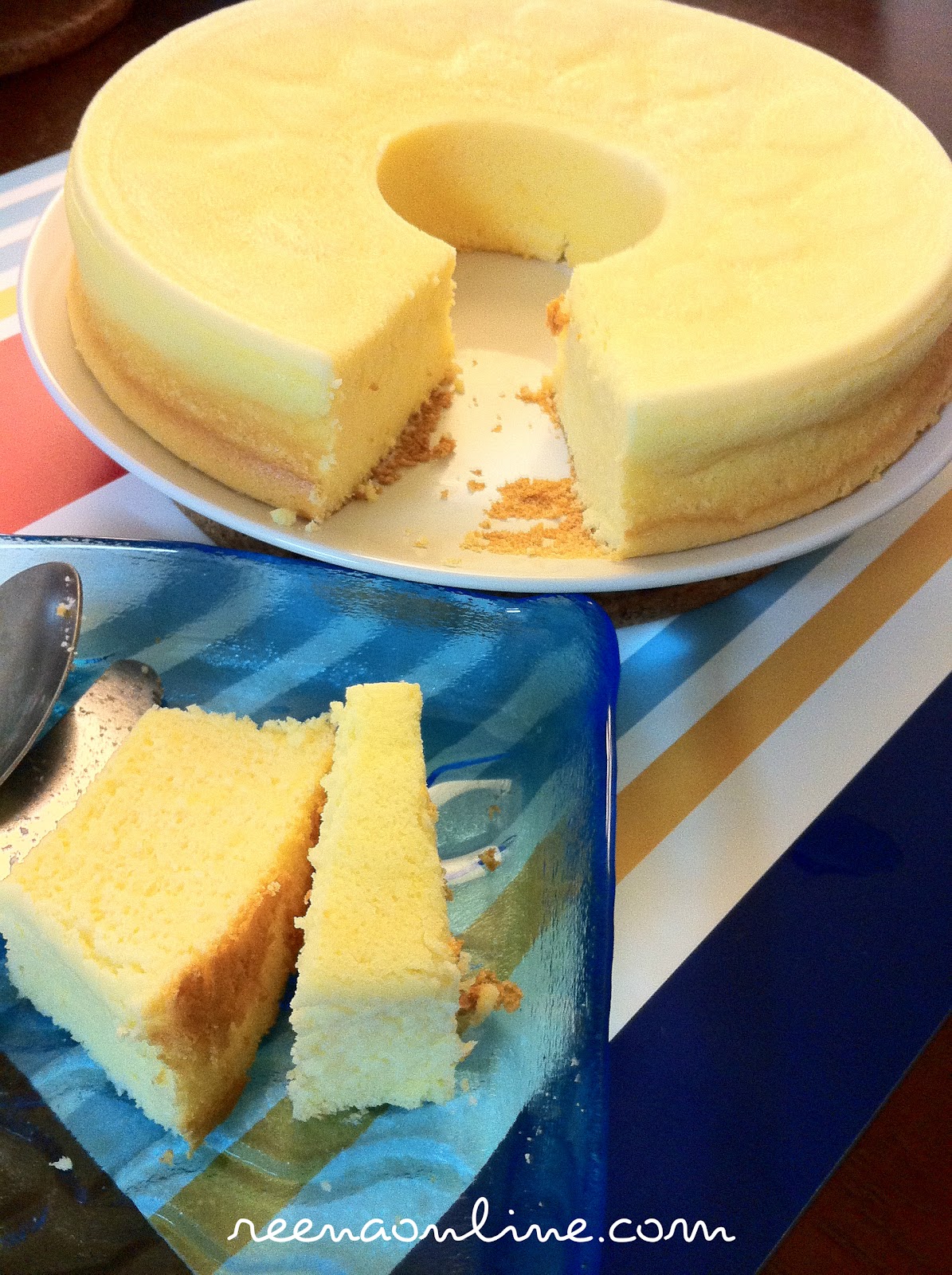 Reena's Online: Resepi : Kek Cotton Cheese / Cotton Cheesecake