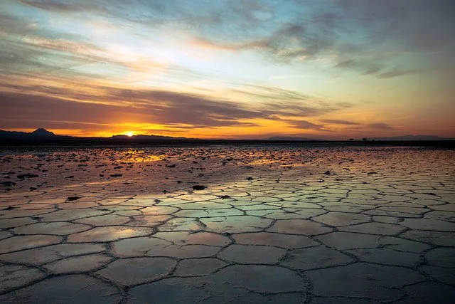 The salt lake of Khor o Biabanak