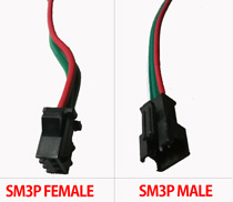 SM3P Male and Female Connectors