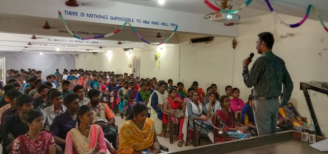 Soft skills and Placement Training at GTN Arts & Science College,Dindigul, Tamil Nadu.
