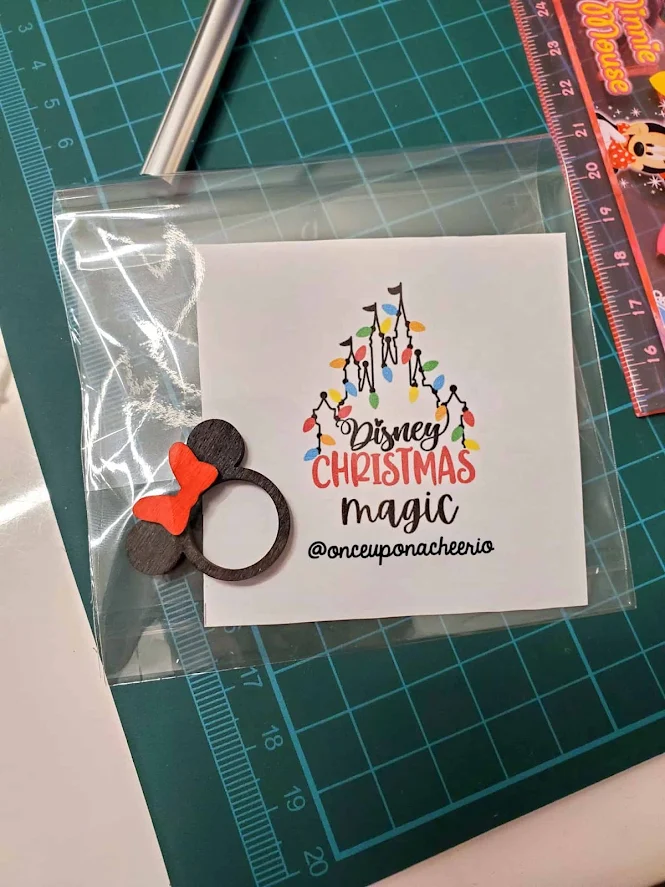 xTool Laser Cut Minnie Mouse Rings for Christmas Stocking Stuffers