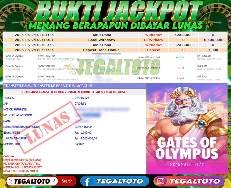 Bukti Jackpot