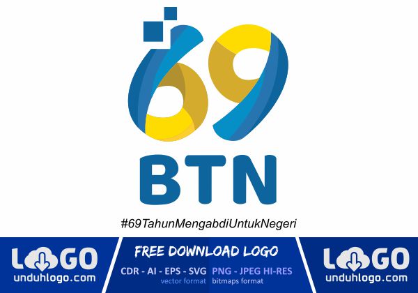 Logo HUT Bank BTN 89 Tahun