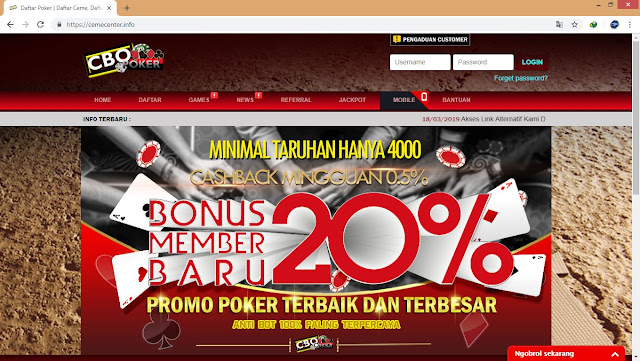 Daftar Agen Poker Qiu Qiu Online Terpercaya CBO Poker Agen Poker Uang Asli