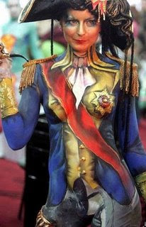 Bodypainting - Costume Civil Wars Era