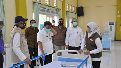 Rumah Sakit Lapangan Pemprov Jatim di Puslitbang Humanior Siap Digunakan Pasien Covid 19