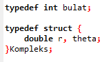 Typedef dalam pemrograman bahasa C