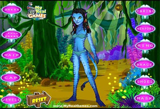 لعبة تلبيس الملابس البدائية Avatar Pandora