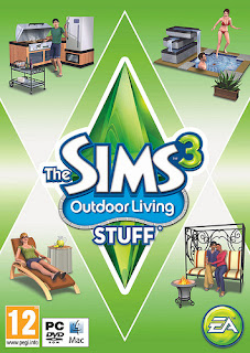 The Sims 3 Outdoor Living Stuff pc dvd front cover