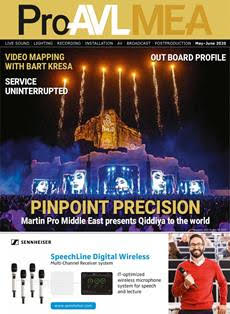Pro AVL MEA 2020-03 - May & June 2020 | TRUE PDF | Mensile | Professionisti | Tecnologia | Audio | Video | Illuminazione
With a unique offering of breaking news, market insights, events coverage and advice, Pro AVL MEA is the leading online resource for the African and Middle Eastern professional audio, video and lighting industries.