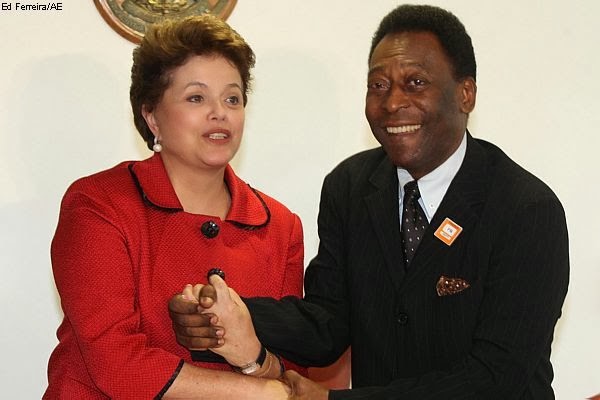 Dilma Rousseff acertou: O cartão de visita do Brasil na Copa é Pelé!