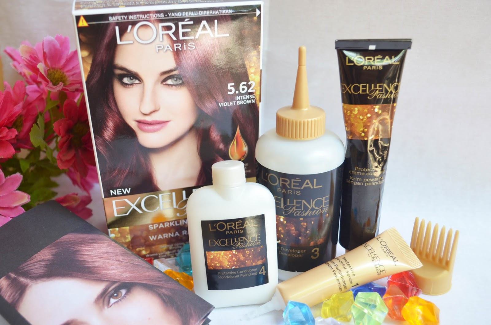  CAT  RAMBUT  LOREAL  EXCELLENCE FASHION VIOLET BROWN 5 62 