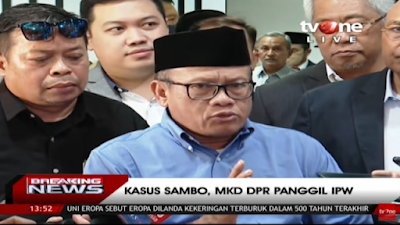 Terkait Aliran Dana Ferdy Sambo ke DPR, IPW: Itu Baru Dugaan, Bukan Menuduh