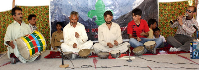 Daoodi band of Hunza Gojal playing some traditional instruments 