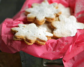 Peanut Butter Shortbread Sandwich Cookies