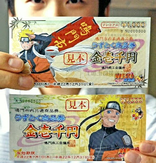 Naruto Certificate money